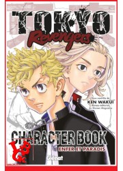 TOKYO REVENGERS Character Book (Juillet 2022) Enfer et Paradis par Glenat Manga libigeek 9782344052723