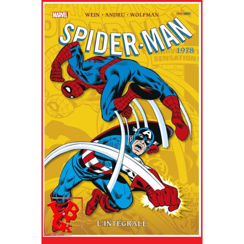 SPIDER-MAN L'integrale 16 Nouvelle Ed. (Janvier 2023) - 1978 par Panini Comics little big geek 9791039112444 - LiBiGeek