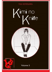KIMI NO KNIFE 3 (Novembre 2021) Vol. 03 - Seinen par Panini Manga little big geek 9782809497144 - LiBiGeek