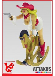 BUCKAROO GIRL d'Olivier VATINE - Pin-up résine par Attakus little big geek 3700472002000 - LiBiGeek