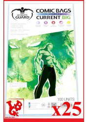 Protection Comics : Lot de 25 protections pour comics format CURRENT BIG Size REFERMABLES libigeek 4260250075784