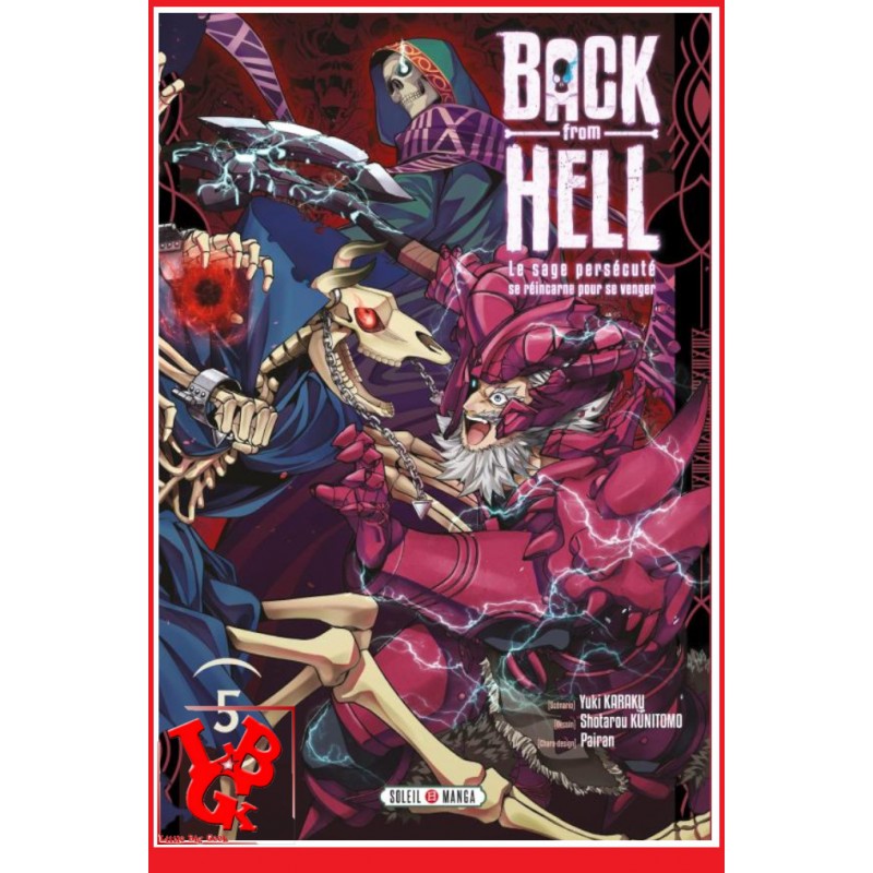 BACK FROM HELL 5 (Juillet 2023) Vol. 05 - Shonen par Soleil Manga little big geek 9782302099937 - LiBiGeek