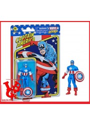 CAPTAIN AMERICA Marvel Legends Retro Action Figure 10Cm par Kenner little big geek 5010993842513 - LiBiGeek