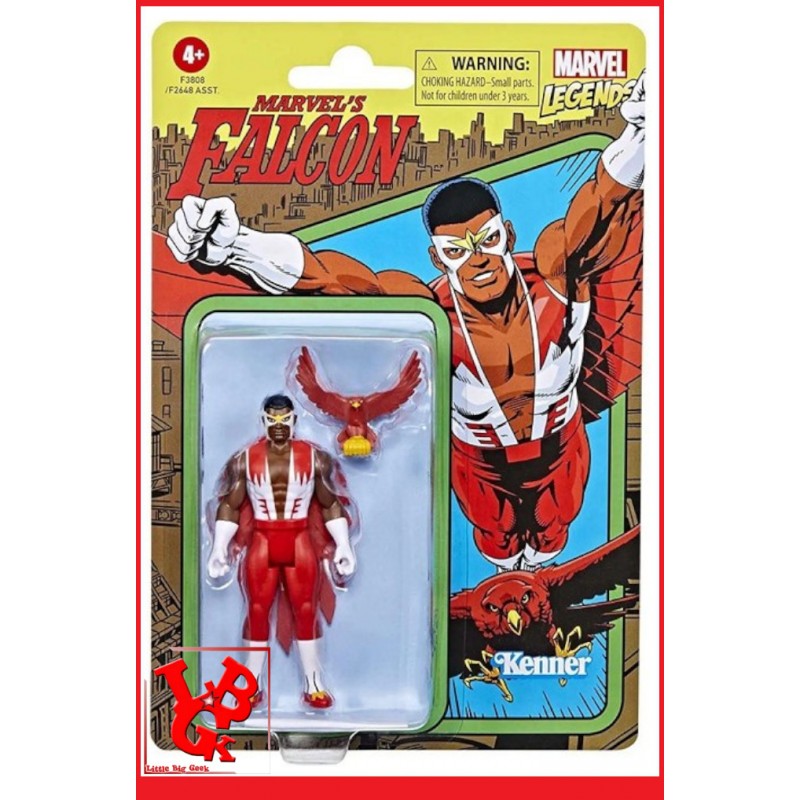 FALCON / FAUCON Marvel Legends Retro Action Figure 10Cm par Hasbro / Kenner little big geek 5010993842513 - LiBiGeek