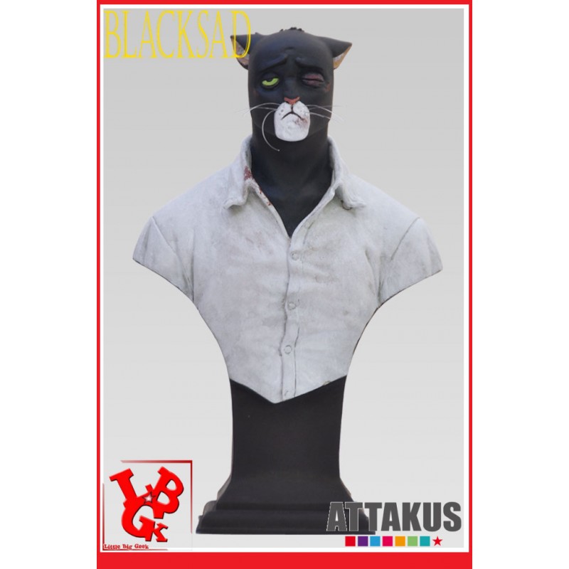 BLACKSAD John Buste N°3 "Gueule cassée" de Guarnido par Attakus little big geek 3700472002980 - LiBiGeek