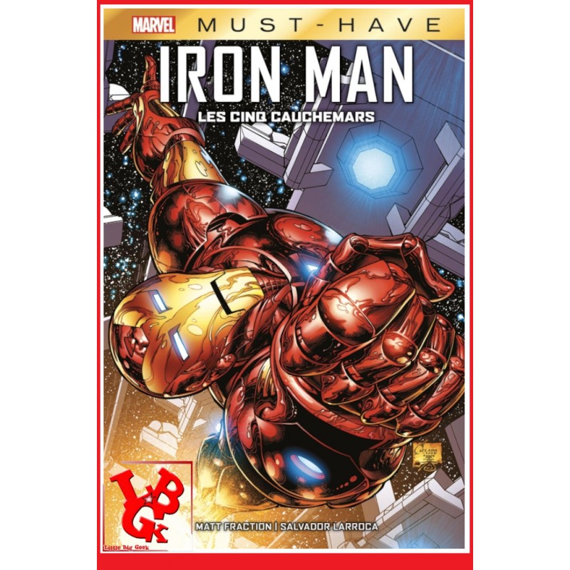 IRON MAN Marvel Must Have (Mars 2023) Les cinq cauchemars par Panini Comics little big geek 9791039114318 - LiBiGeek