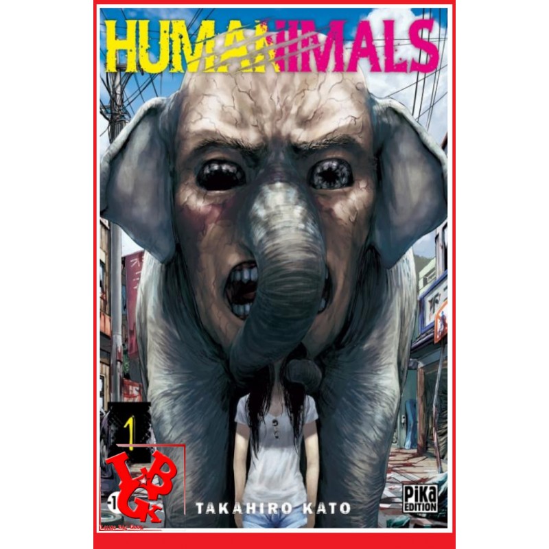 HUMANIMALS 1 (Novembre 2023) Vol. 01 Seinen par Pika Editions little big geek 9782811641399 - LiBiGeek