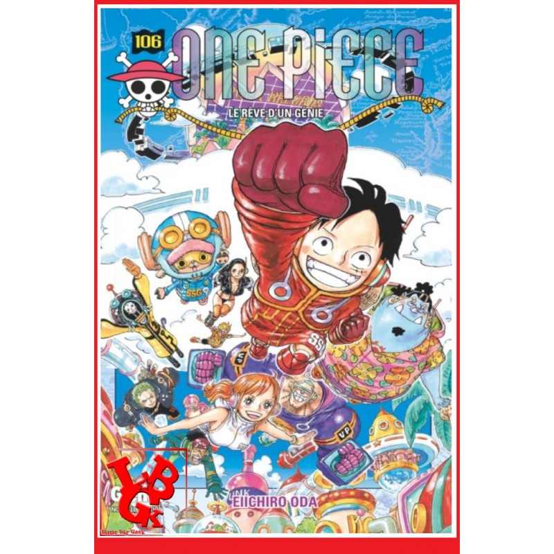 ONE PIECE 106 (Décembre 2023) Vol. 106 Shonen par Glénat Manga little big geek 9782344052198 - LiBiGeek