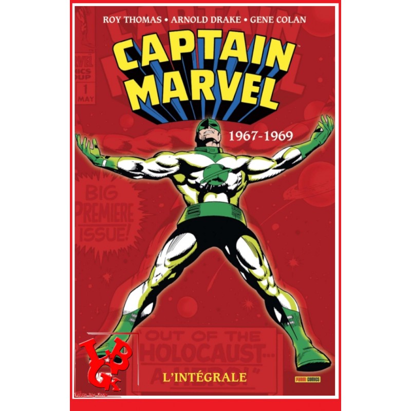 CAPTAIN MARVEL Integrale 1 (2019) Vol. 01 - 1967-1969 par Panini Comics little big geek 9782809476262 - LiBiGeek