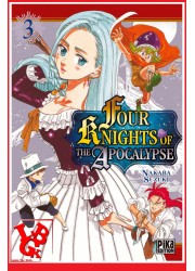 FOUR KNIGHTS OF THE APOCALYPSE 3 (Avril 2022) Vol. 03 Shonen par Pika Editions little big geek 9782811668617 - LiBiGeek