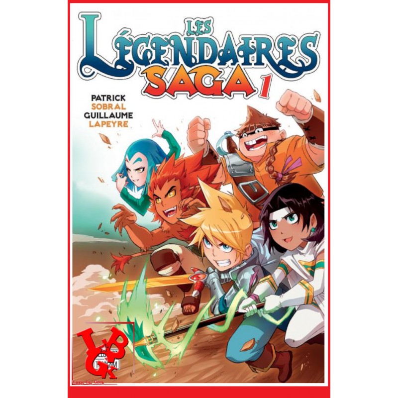 LES LEGENDAIRES SAGA 1 (Mars 2020) Vol. 01 - Shonen par Delcourt Tonkam little big geek 9782413016632 - LiBiGeek