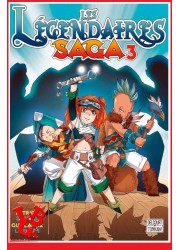 LES LEGENDAIRES SAGA 3 (Decembre 2020) Vol. 03 - Shonen par Delcourt Tonkam little big geek 9782413016656 - LiBiGeek