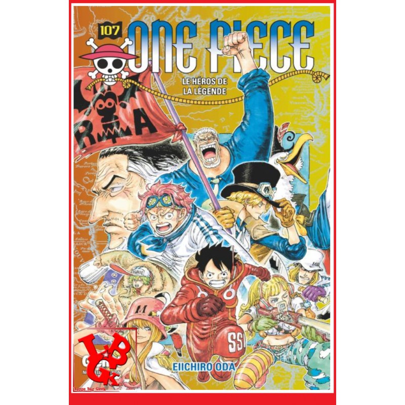 ONE PIECE 107 (Avril 2024) Version collector métallisée - Shonen  par Glénat Manga little big geek 9782344058916 - LiBiGeek