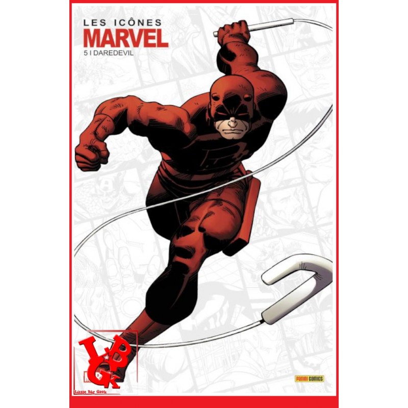 LES ICONES DE MARVEL : 5 (Mars 2024) Vol. 05 / Daredevil par Panini Comics - Softcover little big geek 9791039123495 - LiBiGeek