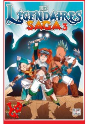 LES LEGENDAIRES SAGA 3 (Decembre 2020) Vol. 03 - Shonen par Delcourt Tonkam little big geek 9782413016656 - LiBiGeek