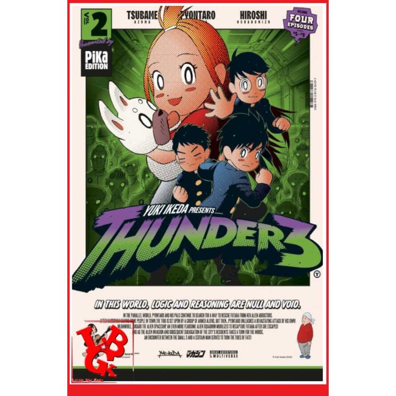 THUNDER 3 - 2 (Mars 2024) Vol. 02 Shonen par Pika Editions little big geek 9782811684297 - LiBiGeek