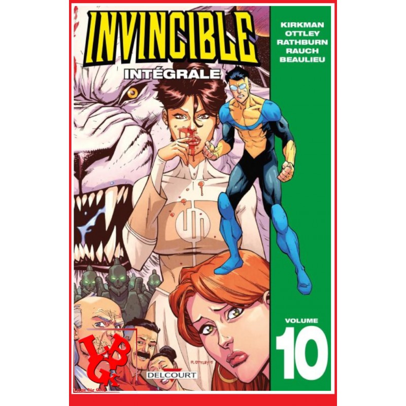 INVINCIBLE Integrale 10 (Aout 2023) Vol. 10 - Kirkman par Delcourt Comics little big geek 9782413048671 - LiBiGeek