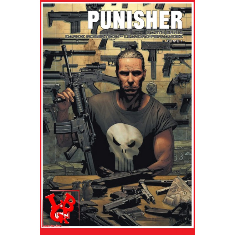 PUNISHER par Garth ENNIS  Integrale Marvel Icons 1 (2018) Vol. 01 par Panini Comics little big geek 9782809473346 - LiBiGeek