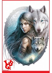 FANTASY Elfe et Loups -...