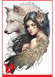 FANTASY Elfe et Loups...