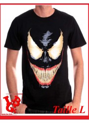 VENOM SMILE "L" - T-Shirt Marvel taille Large par Cotton Division Tshirt libigeek 3700334648509