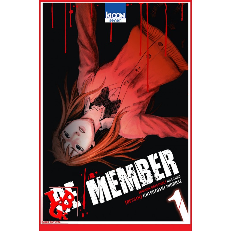 RE/MEMBER 1 (Fev 2016) - Vol. 01- Seinen par Ki-oon libigeek 9782355929403