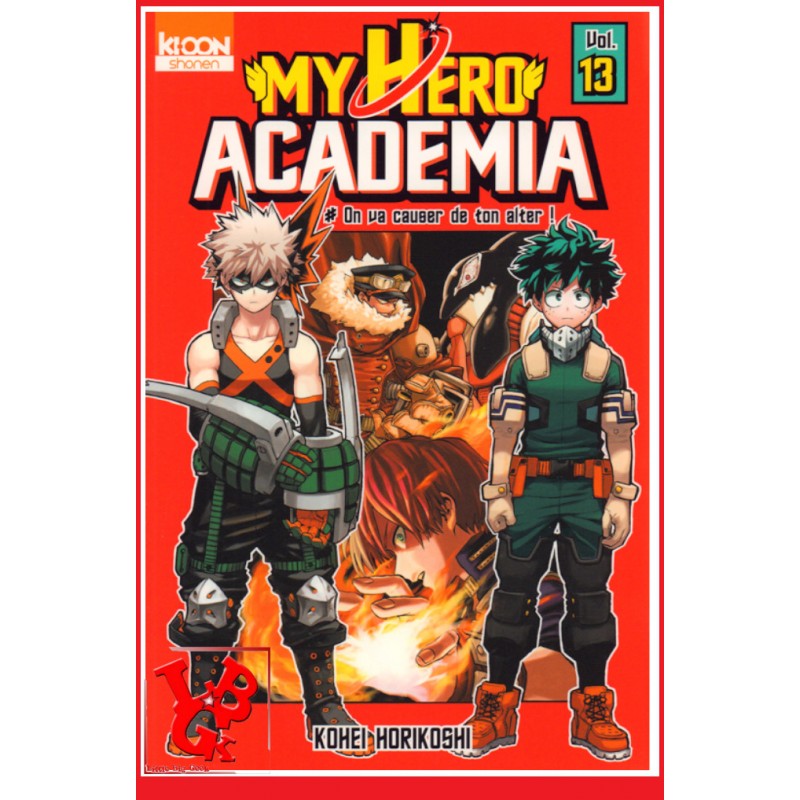 MY HERO ACADEMIA 13 (Avr 2018) - Vol. 13 - Shonen par Ki-oon libigeek 9791032702451