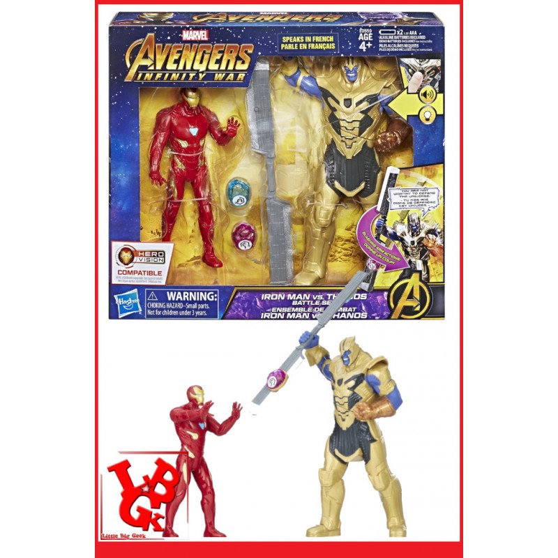 AVENGERS INFINITY WAR : Iron Man Vs Thanos set Action Figure par Hasbro libigeek 5010993453726