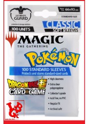 Pochettes Protection Cartes : Lot de 100 format Standard 66x93 (Pokemon, Magic, ...) libigeek 4260250071014
