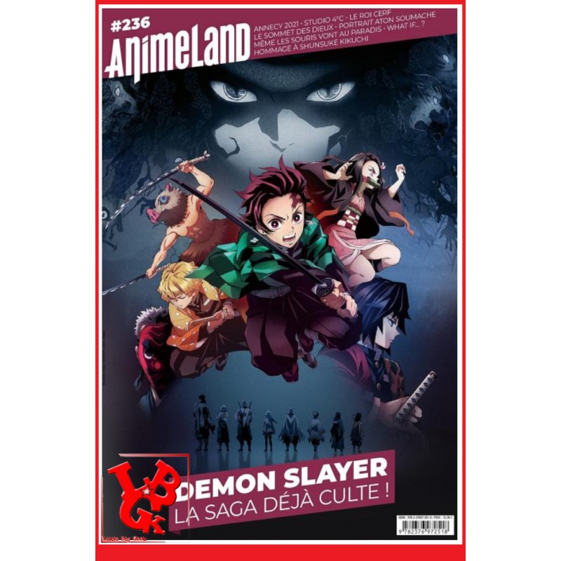 DEMON SLAYER  ANIME-LAND 236 (Oct 2021) par YNNIS Edition libigeek 9782376972518