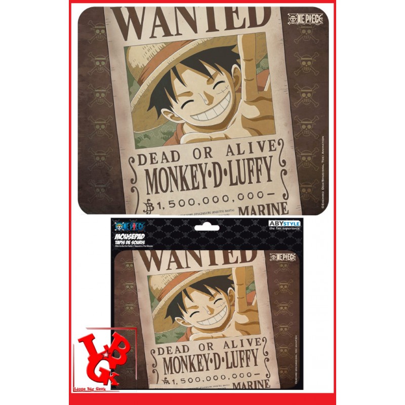 ONE PIECE Wanted Luffy - Tapis de souris mousepad AbyStyle