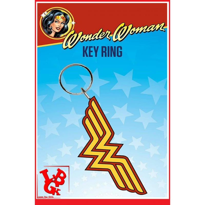 WONDER WOMAN Porte Clefs caoutchouc par GB Eye little big geek 5028486387441 - LiBiGeek