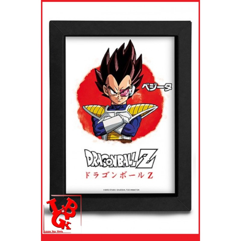 DRAGON BALL Z - VEGETA Cadre Kraft 20 x 15Cm par Abystyle little big geek 3665361075318 - LiBiGeek