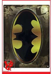 BATMAN - Plaque métal Logo "Dc Comics" (28x38) par Abystyle little big geek 3700789217602 - LiBiGeek