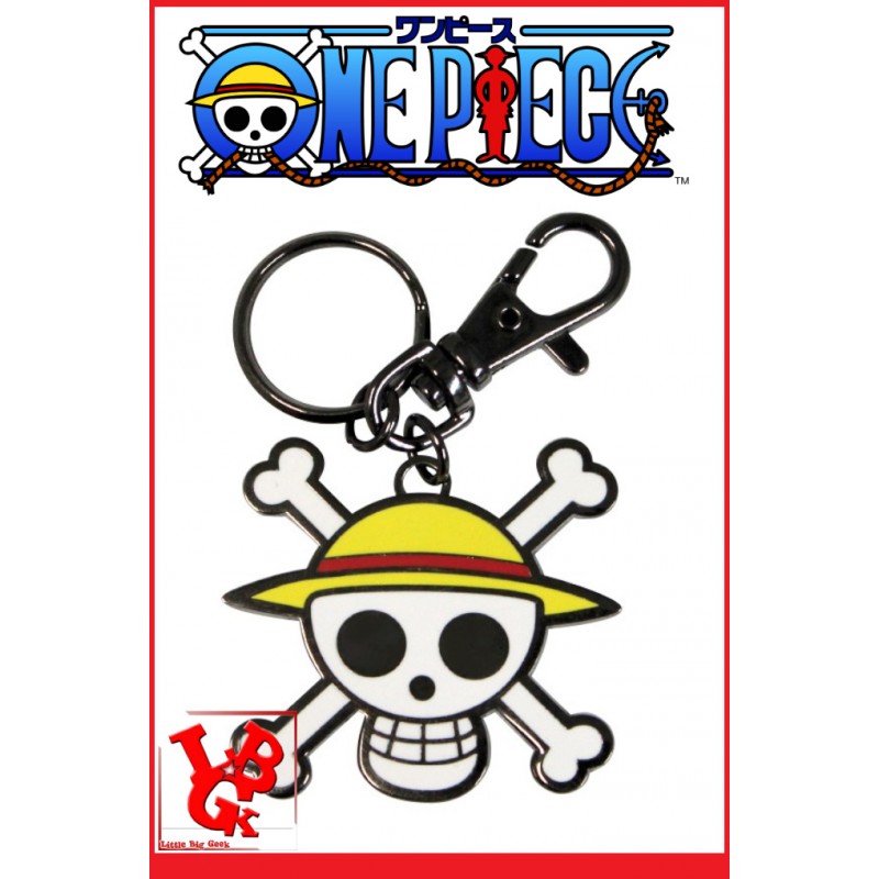 ONE PIECE - SKULL Porte clefs Métal Officiel par Abystyle little big geek 3760116328449 - LiBiGeek